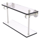 Pacific Grove Collection Two Tiered Glass Shelf with Twisted Accents