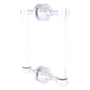 Pacific Grove Collection Back to Back Shower Door Pull with Smooth Accents