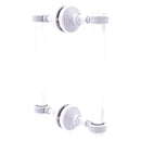 Pacific Grove Collection Back to Back Shower Door Pull with Grooved Accents