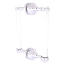 Pacific Grove Collection Back to Back Shower Door Pull with Twisted Accents