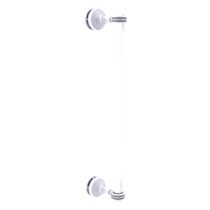Pacific Grove Collection Single Side Shower Door Pull with Dotted Accents