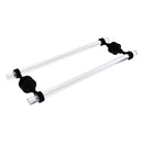 Pacific Grove Collection Back to Back Shower Door Towel Bar with Grooved Accents