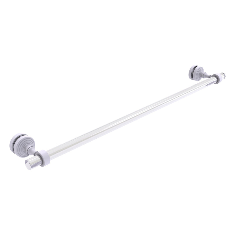 Pacific Grove Collection Shower Door Towel Bar with Smooth Accents
