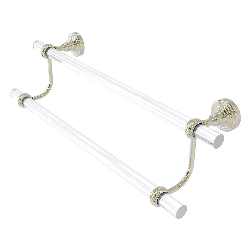 Pacific Grove Collection Double Towel Bar with Twisted Accents