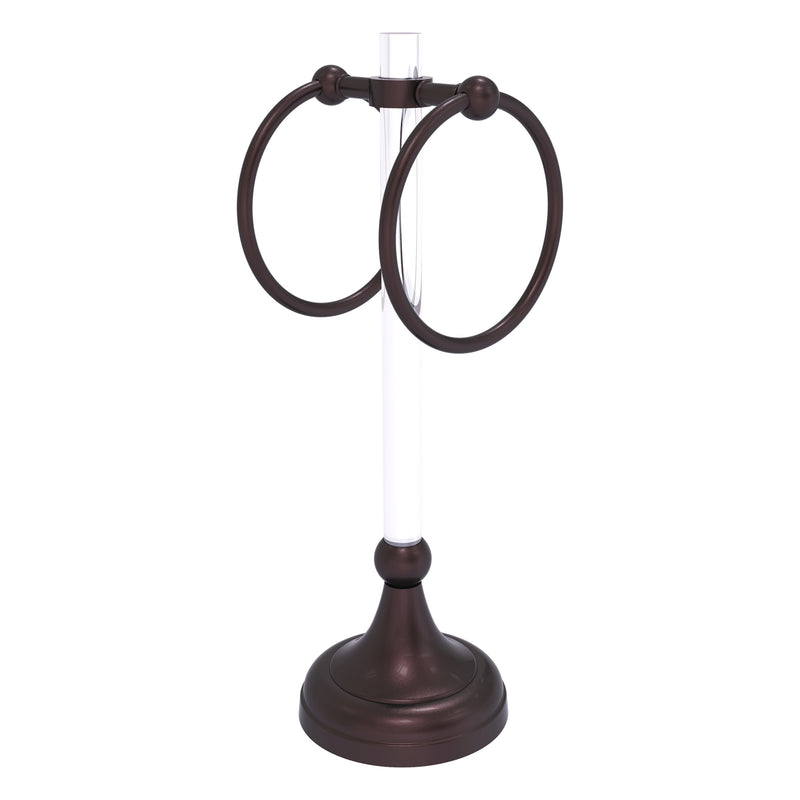 Pacific Grove Collection 2 Ring Vanity Top Guest Towel Ring