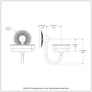 Prestige Monte Carlo Wall Mounted Soap Dish