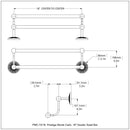 Prestige Monte Carlo Collection Double Towel Bar