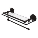 Prestige Monte Carlo Paper Towel Holder with Gallery Glass Shelf