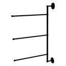 3 Swing Arm Vertical 28 Inch Towel Bar