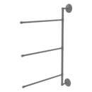 3 Swing Arm Vertical 28 Inch Towel Bar