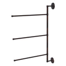 3 Swing Arm Vertical 28 Inch Towel Bar