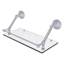 Prestige Que New Floating Glass Shelf with Gallery Rail