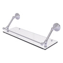 Prestige Que New Floating Glass Shelf with Gallery Rail