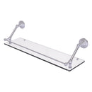 Prestige Que New Floating Glass Shelf with Gallery Rail
