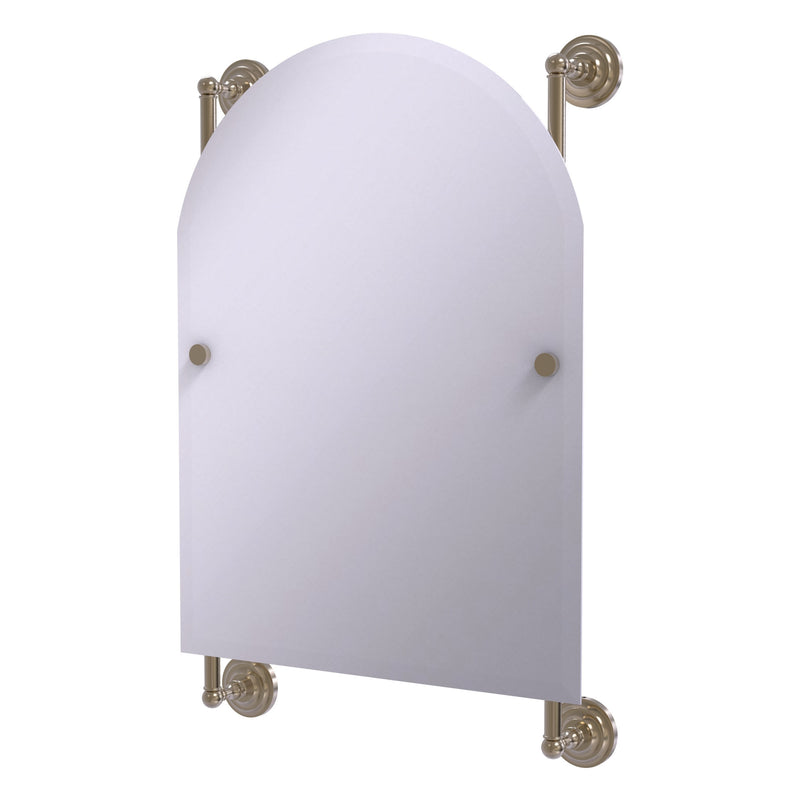 Prestige Que New Collection Arched Top Frameless Rail Mounted Mirror