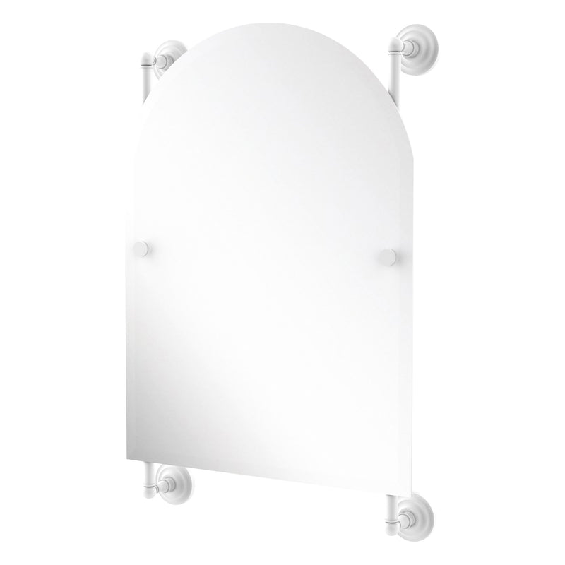 Prestige Que New Collection Arched Top Frameless Rail Mounted Mirror