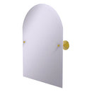 Frameless Arched Top Tilt Mirror with Beveled Edge