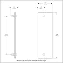 Prestige Regal 脡tag猫re en verre de meuble-lavabo avec bords biseaut茅s