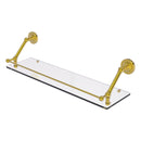 Prestige Regal Floating Glass Shelf with Gallery Rail