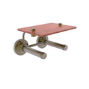 Prestige Regal Porte-papier de toilette  2 rouleaux avec 茅tag猫re en bois