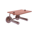 Prestige Regal Porte-papier de toilette  2 rouleaux avec 茅tag猫re en bois