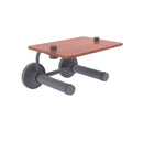 Prestige Regal Porte-papier de toilette  2 rouleaux avec 茅tag猫re en bois