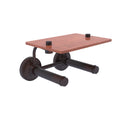 Prestige Regal Porte-papier de toilette  2 rouleaux avec 茅tag猫re en bois