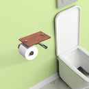 Prestige Regal Porte-papier de toilette  2 rouleaux avec 茅tag猫re en bois