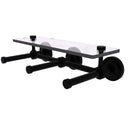 Prestige Regal Porte-papier de toilette horizontal  3 rouleaux de r茅serve avec 茅tag猫re en verre