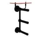 Prestige Regal Porte-papier de toilette  3 rouleaux avec 茅tag猫re en bois