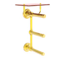 Prestige Regal Porte-papier de toilette  3 rouleaux avec 茅tag猫re en bois