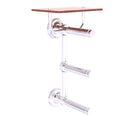 Prestige Regal Porte-papier de toilette  3 rouleaux avec 茅tag猫re en bois