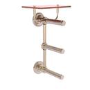 Prestige Regal Porte-papier de toilette  3 rouleaux avec 茅tag猫re en bois