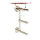 Prestige Regal Porte-papier de toilette  3 rouleaux avec 茅tag猫re en bois