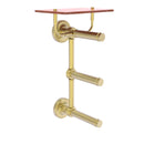 Prestige Regal Porte-papier de toilette  3 rouleaux avec 茅tag猫re en bois