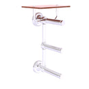 Prestige Regal Porte-papier de toilette  3 rouleaux avec 茅tag猫re en bois