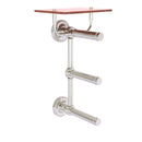 Prestige Regal Porte-papier de toilette  3 rouleaux avec 茅tag猫re en bois