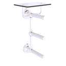 Prestige Regal Porte-papier de toilette  3 rouleaux avec 茅tag猫re en verre