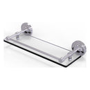 Prestige Regal 脡tag猫re en verre avec rail de galerie