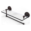 Prestige Regal Porte-serviettes en papier avec 茅tag猫re en verre