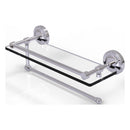 Prestige Regal Collection Paper Towel Holder with Gallery Rail Glass Shelf