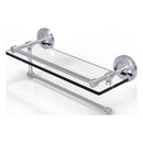 Prestige Regal Collection Paper Towel Holder with Gallery Rail Glass Shelf