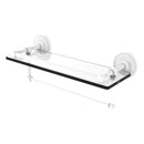 Prestige Regal Collection Paper Towel Holder with Gallery Rail Glass Shelf