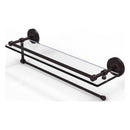 Prestige Regal Collection Paper Towel Holder with Gallery Rail Glass Shelf