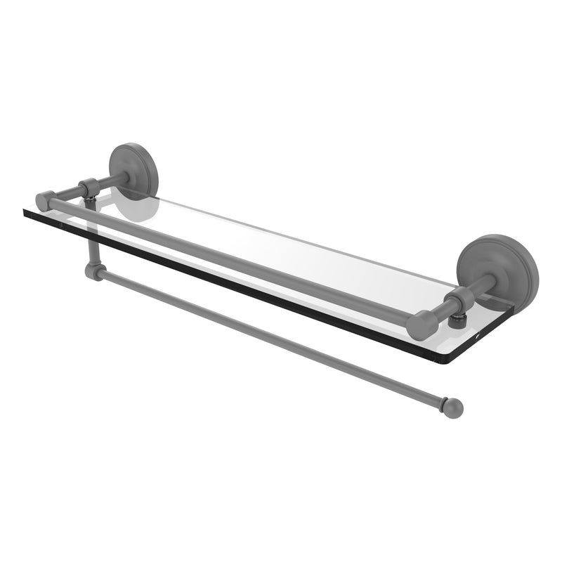 Prestige Regal Collection Paper Towel Holder with Gallery Rail Glass Shelf