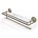 Prestige Regal Collection Paper Towel Holder with Gallery Rail Glass Shelf