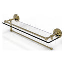 Prestige Regal Collection Paper Towel Holder with Gallery Rail Glass Shelf