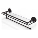 Prestige Regal Collection Paper Towel Holder with Gallery Rail Glass Shelf