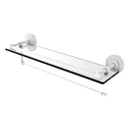 Prestige Regal Collection Paper Towel Holder with Gallery Rail Glass Shelf