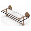 Prestige Regal 脡tag猫re en verre avec rail de galerie et barre  serviettes